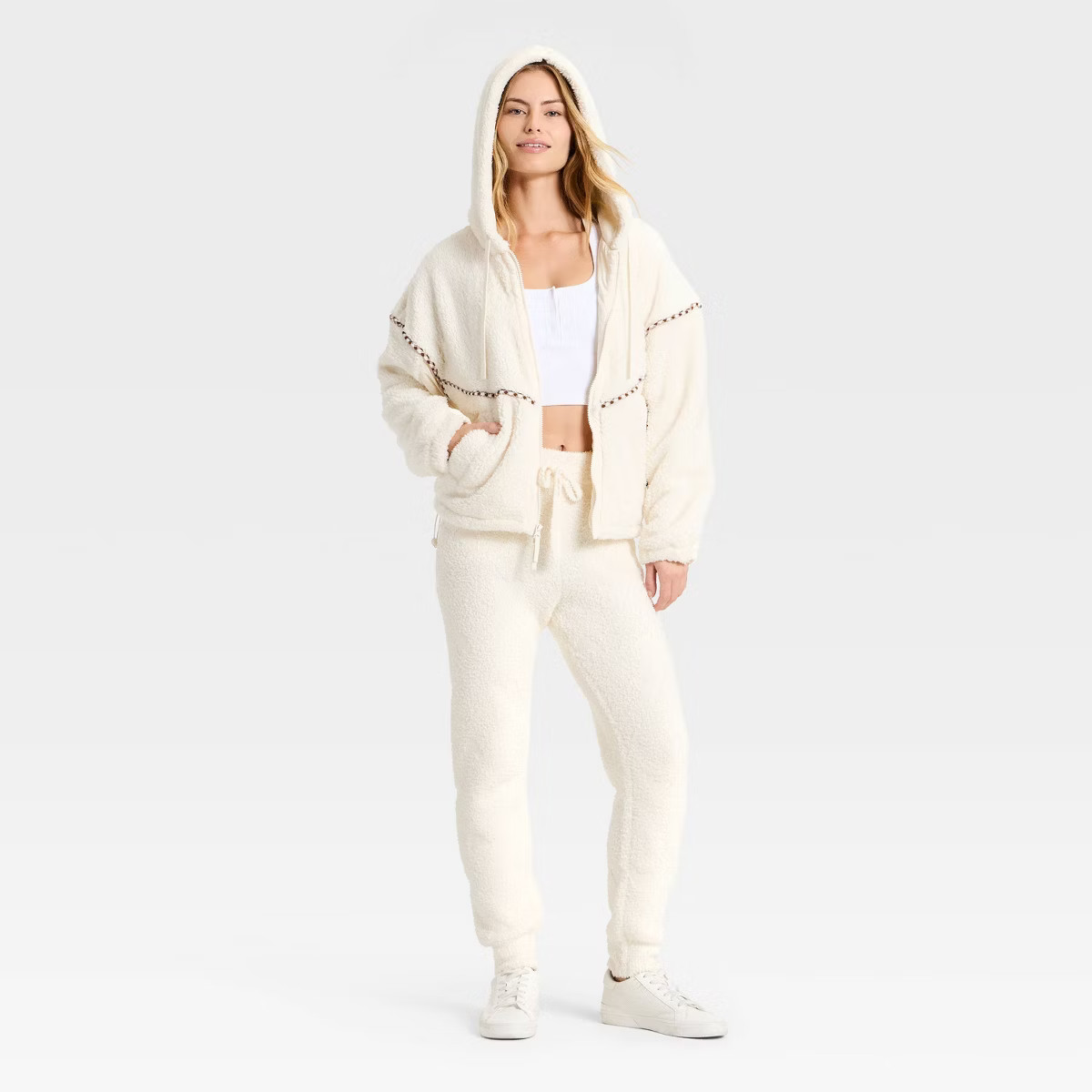 Women's High-Pile Fleece Bomber Jacket - JoyLab™ | Target