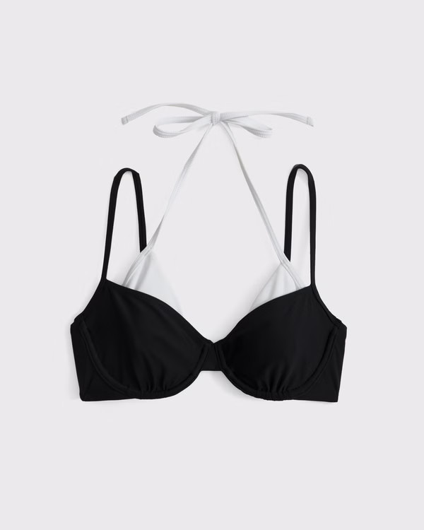 Layered Underwire Bikini Top | Abercrombie & Fitch (US)