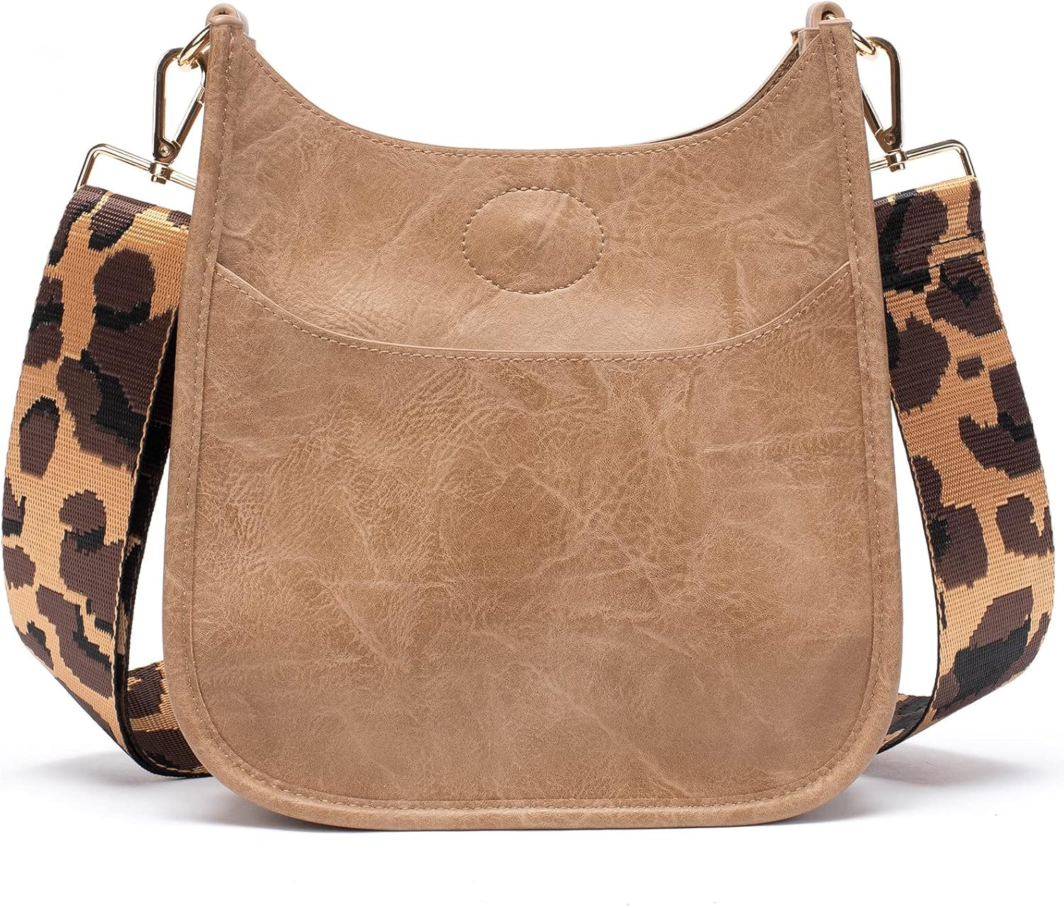 NOL Natural Organic Lifestyle Women Crossbody Handbag Retro Vegan Leather Messenger Bag with Romo... | Amazon (US)