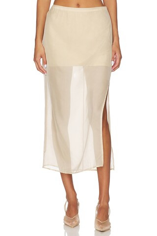 Saeunn Asym Top in Champagne | Revolve Clothing (Global)