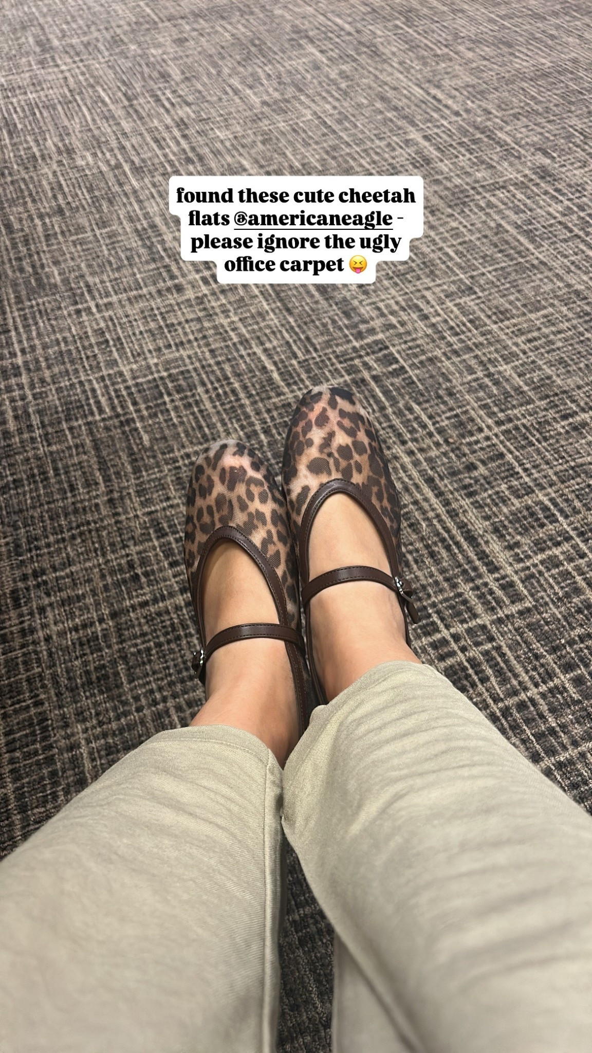 Mesh cheetah flats 

#LTKWorkwear