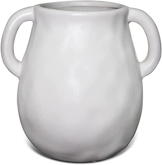 MASME Nordic Decorative Vase Ornaments Flower Vase Simple Binaural Handle Ceramic Vases for Home ... | Amazon (US)