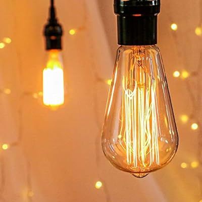Edison Light Bulbs, 6Pcs Vintage 60 Watt Incandescent Light Bulbs E26 Base Dimmable Decorative An... | Amazon (US)