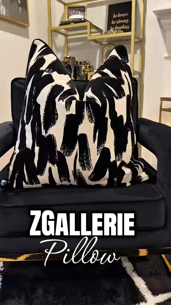 Black & White Designer Throw Pillow
One pillow can completely change the look of a space.
This bold black and white brushstroke pillow instantly adds texture, contrast, and that designer feel to a sofa or accent chair. It’s one of those pieces that makes a room look styled without needing a lot of extra decor.
The modern pattern works perfectly with glam, modern, or contemporary spaces and adds that luxe pop to neutral rooms.
Shop the pillow and decor pieces from this setup below.
Let’s decorate. ✨ 

 #LTKSeasonal #LTKHome #LTKSaleAlert