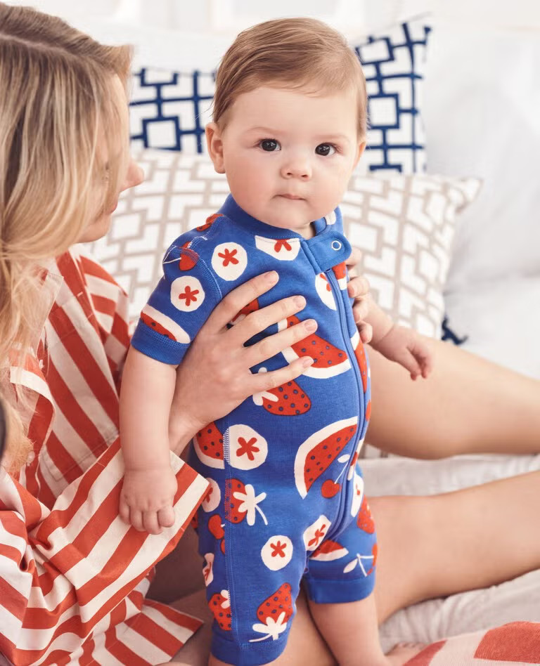 Baby 2-Way Zip Shortie Sleeper | Hanna Andersson