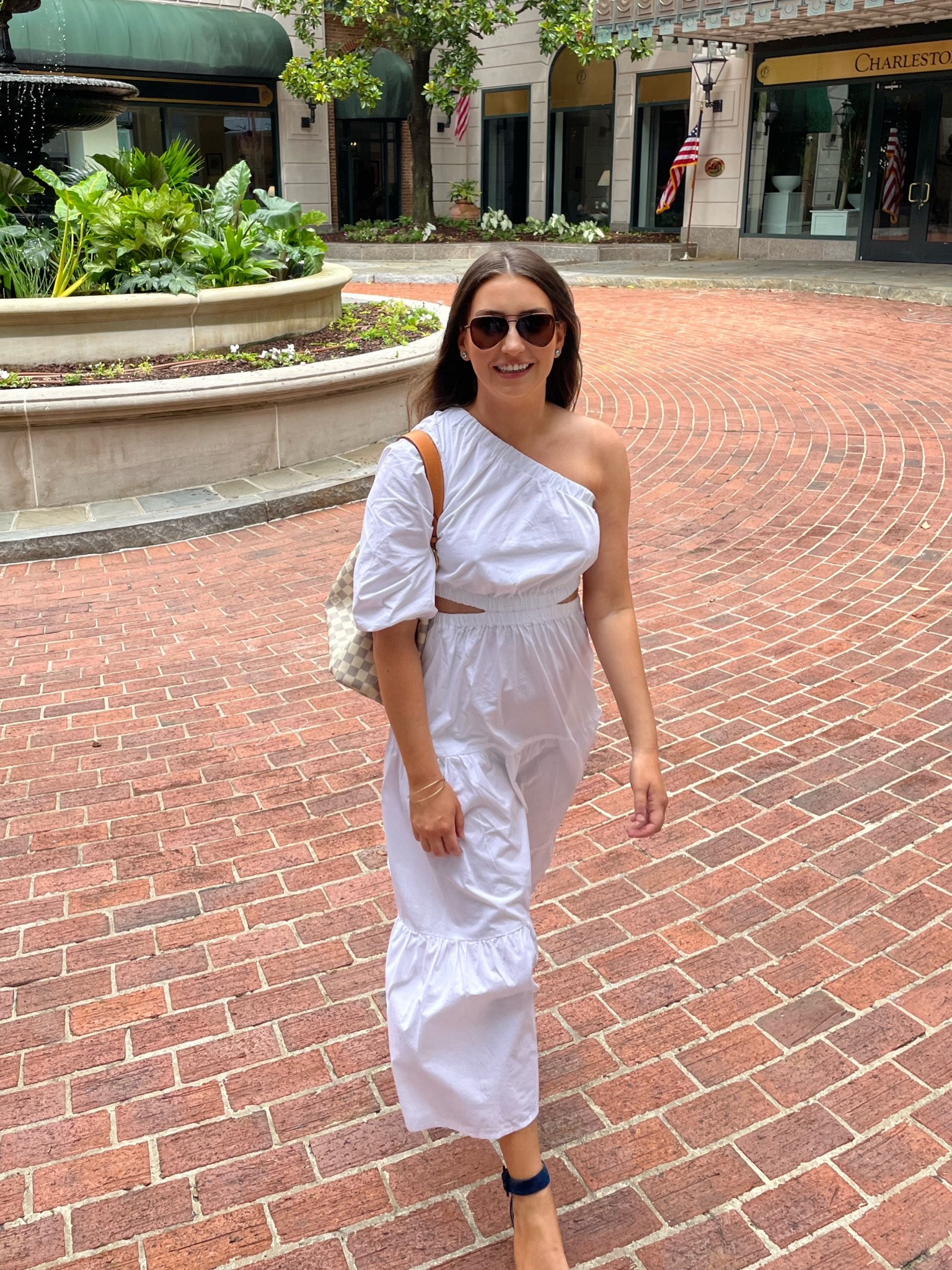 Love this white one shoulder cut out maxi dress. It’s perfect for everyday wear or vacation. Resort wear, white dress, cut out dress 

#LTKunder100 #LTKstyletip #LTKtravel