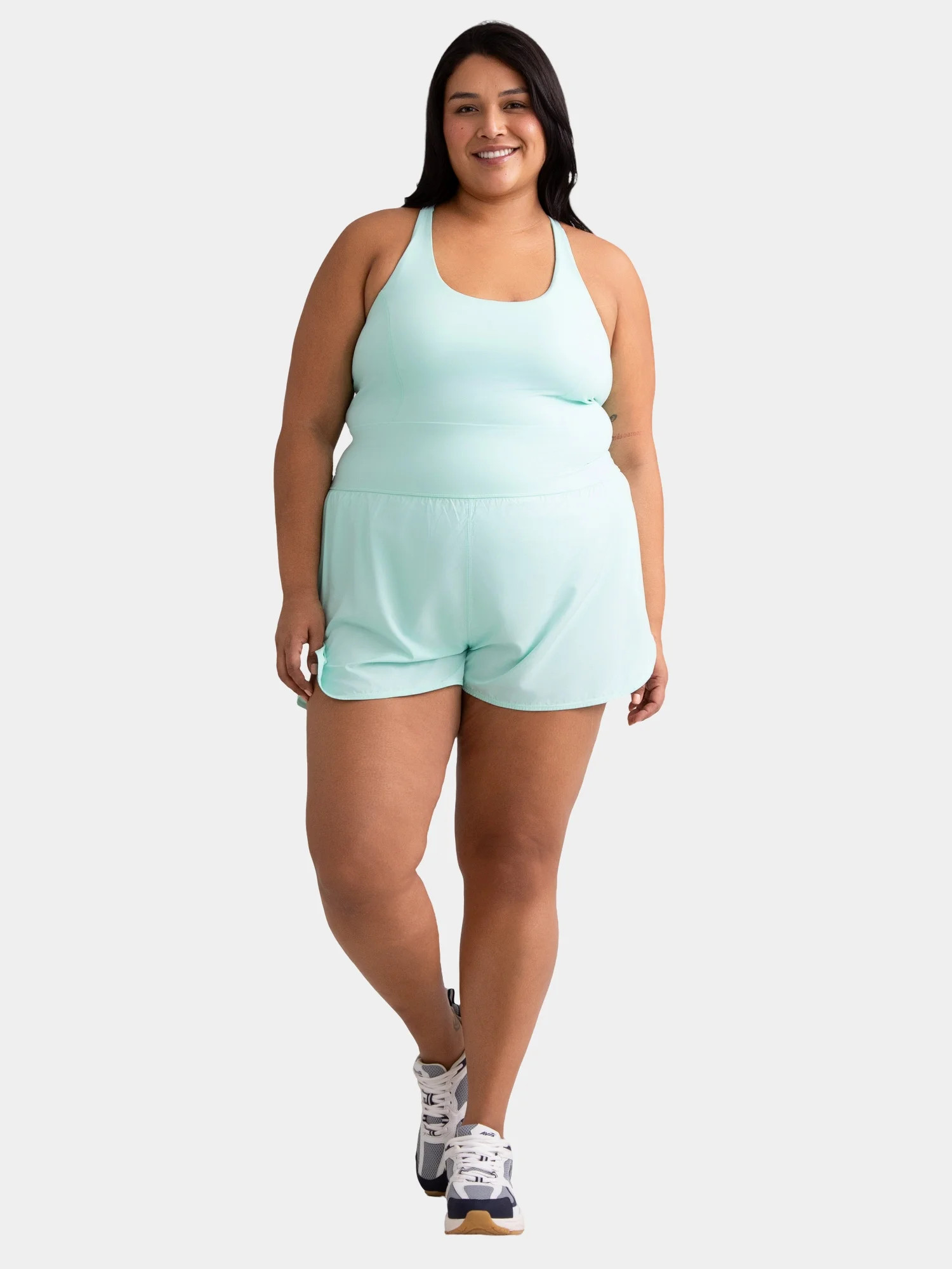 Avia Women's and Women's Plus Active Bodysuit with Built-in Bra, Sizes XS-4XX | Walmart (US)