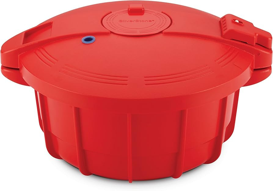 51388 Microwave BPA Free Microwave Pressure Cooker - 3.4 Quart, Red | Amazon (US)
