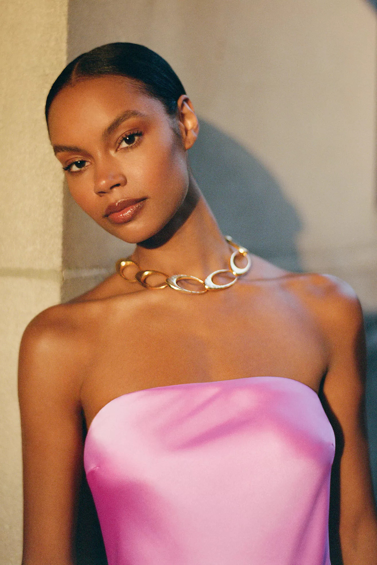 Linked Ovals Collar Necklace | Anthropologie (US)