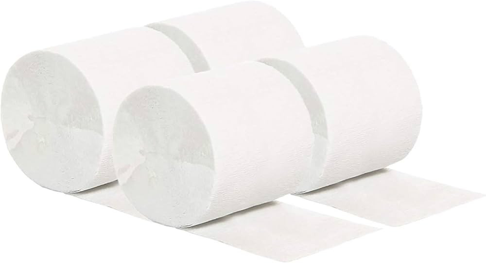 Amazon.com: We Moment White Crepe Paper Streamers Party Streamer 1.8 Inch Widening 6 Rolls,White ... | Amazon (US)