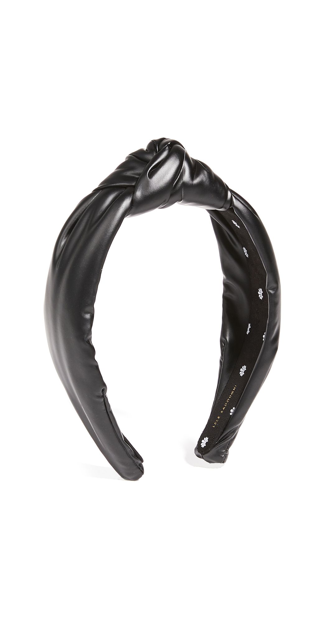 Lele Sadoughi Faux Leather Knotted Headband | Shopbop