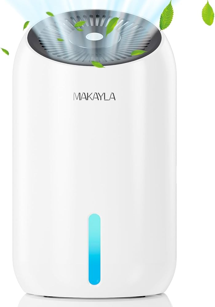 Dehumidifiers for Home, Makayla Dehumidifier 30 OZ(860ml),2200 Cubic Feet Small Dehumidifier with... | Amazon (US)