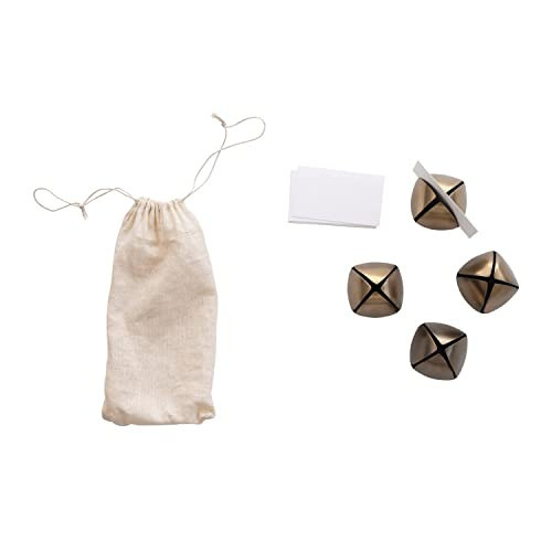 Creative Co-Op 2.5" Metal Bell Place Card Holders with Cards | Amazon (US)