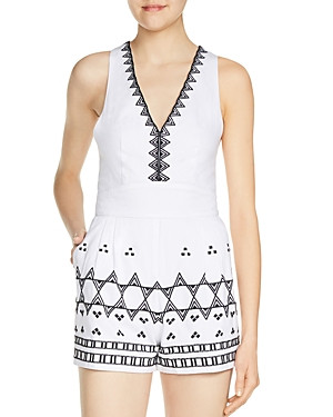 Maje Ika Embroidered Romper | Bloomingdale's (US)