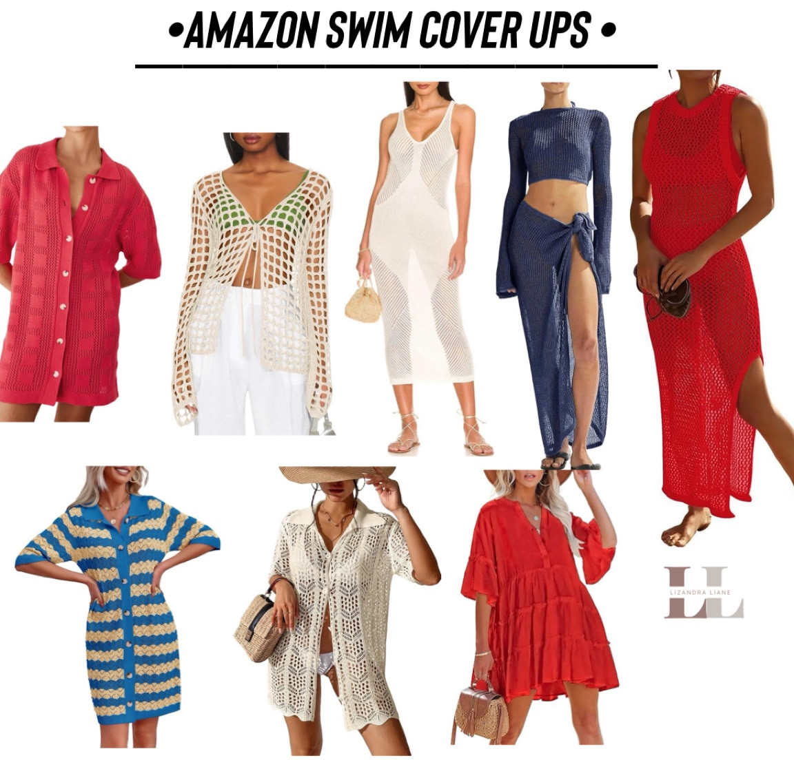 Amazon swimsuit cover ups, beach, pool day, summer style, travel outfit, vacation outfits, holiday looks, Memorial Day weekend, 4th of July, swim, crochet dress, red, white, blue 

#LTKTravel #LTKFindsUnder50 #LTKSwim