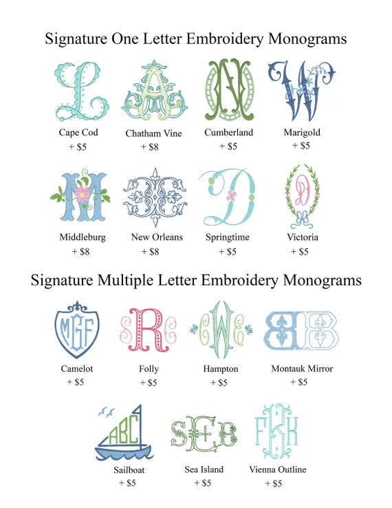 Signature Monogram Fonts  NOT DIGITAL FILE  Only Buy If You - Etsy | Etsy (US)