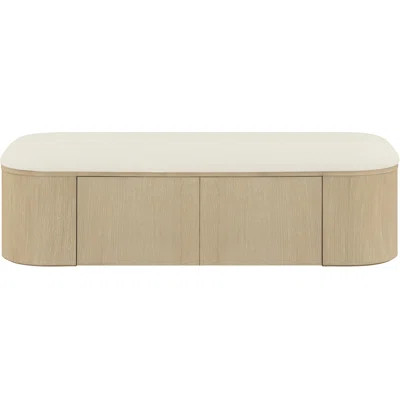Velden Vegan Leather Upholstered Storage Bench | Wayfair North America