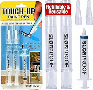 Slobproof Refillable Touch-Up Paint Pen, Mess-Free, Reusable Wall Paint Repair Tool, Precise Appl... | Amazon (US)