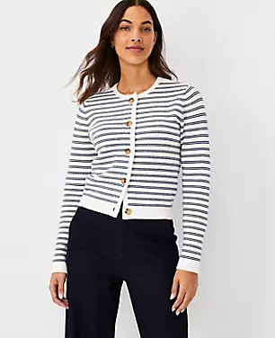 Striped Cardigan | Ann Taylor (US)