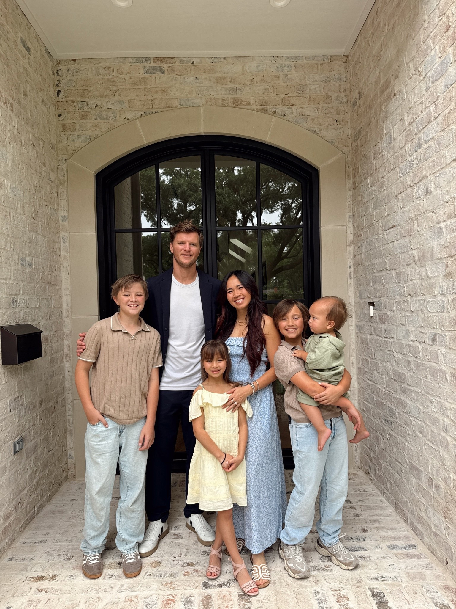 Family spring styles from @abercrombie on sale! Wearing a small petite and kids are TTS