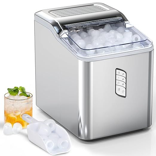Ice Makers Countertop, Portable Ice Maker, 26lbs/24Hrs 9 Bullet Ice Cubes Ready in 7 Mins, Self-C... | Amazon (US)