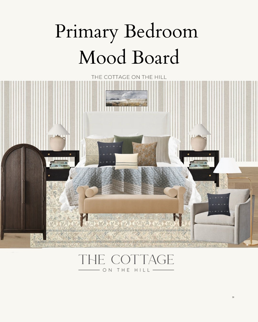 Cottage primary bedroom inspo 

#LTKHome #LTKStyleTip