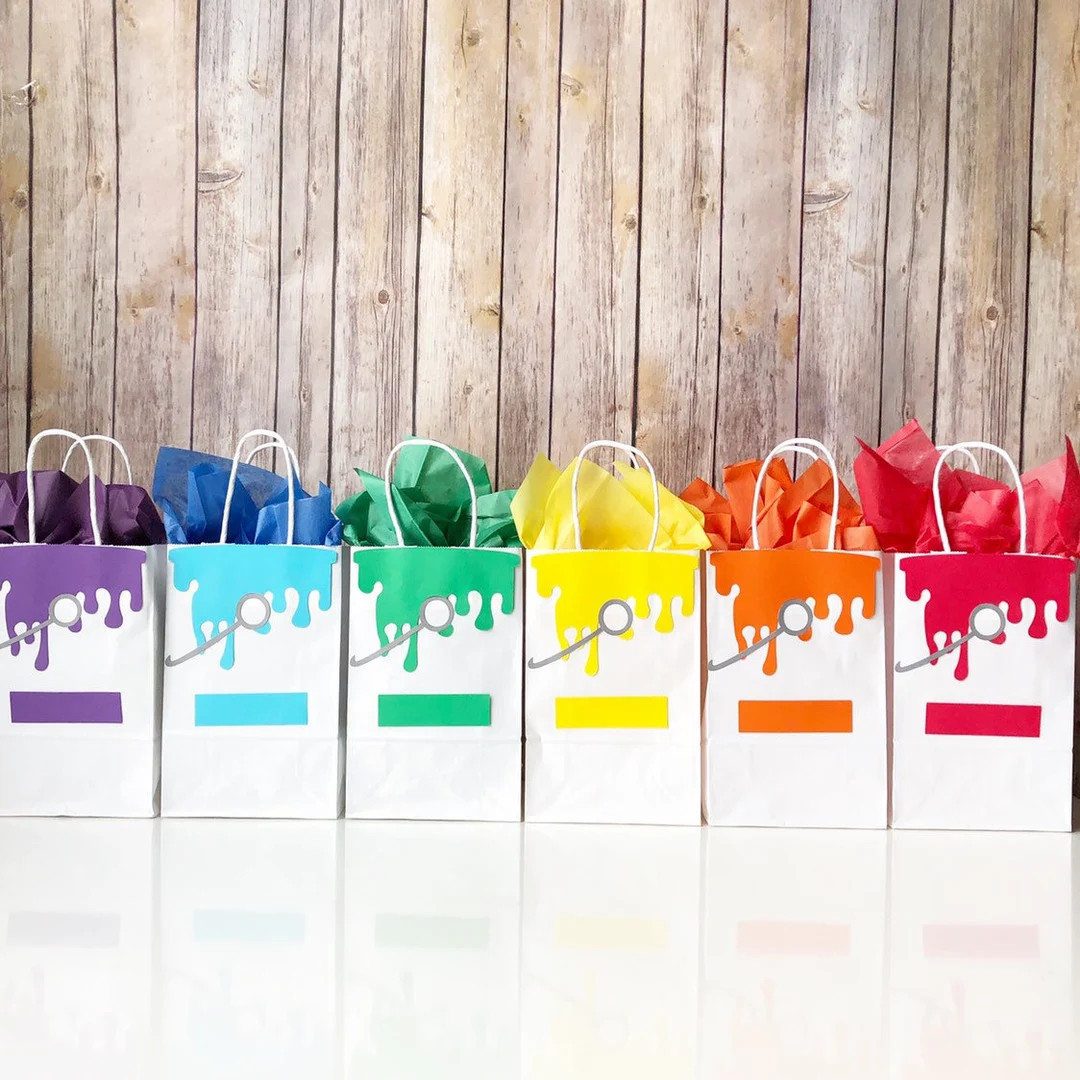 Art Party Favors, Paint Party Favor Bags, Goodie Bags Kids Birthday, Art Birthday Party Goody Bag... | Etsy (US)