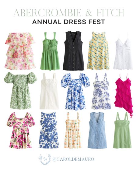 Get ready for summer with Abercrombie & Fitch's Dress Fest! Grab these stylish dresses while on sale for 20% off!
#resortwear #vacationlook #outfitidea #fashiondeal

#LTKStyleTip #LTKSaleAlert #LTKSeasonal