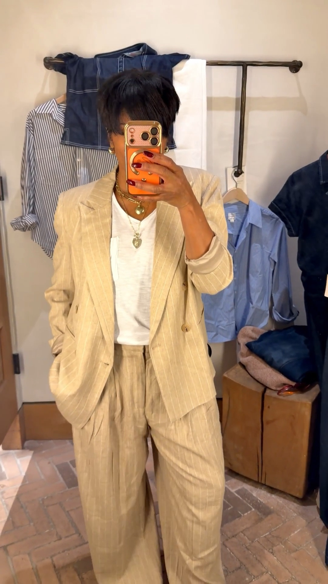 Intention 
I’m so obsessed with this suit. I tried on a large in the store, (terrified about my recent weight gain) but whatever.. 😆 5’5” 160 lbs purchased the medium in this perfect addition to my Spring  wardrobe. 🌸

@Anthropologie had exactly what I needed. 

#LTKWorkwear #LTKgrwm