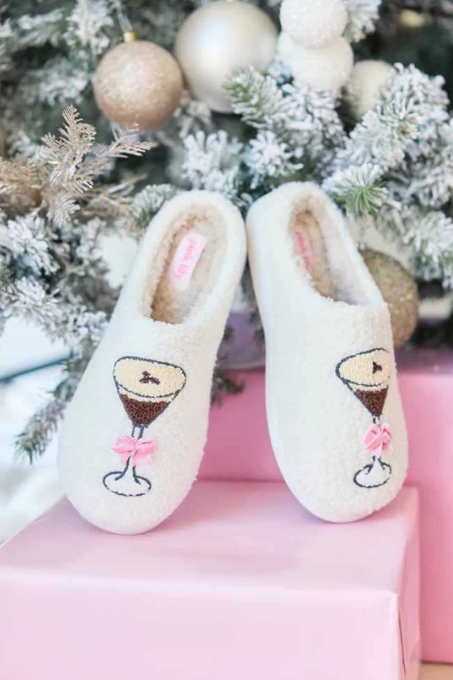 Lucila Espresso Yourself Slippers | Pink Lily