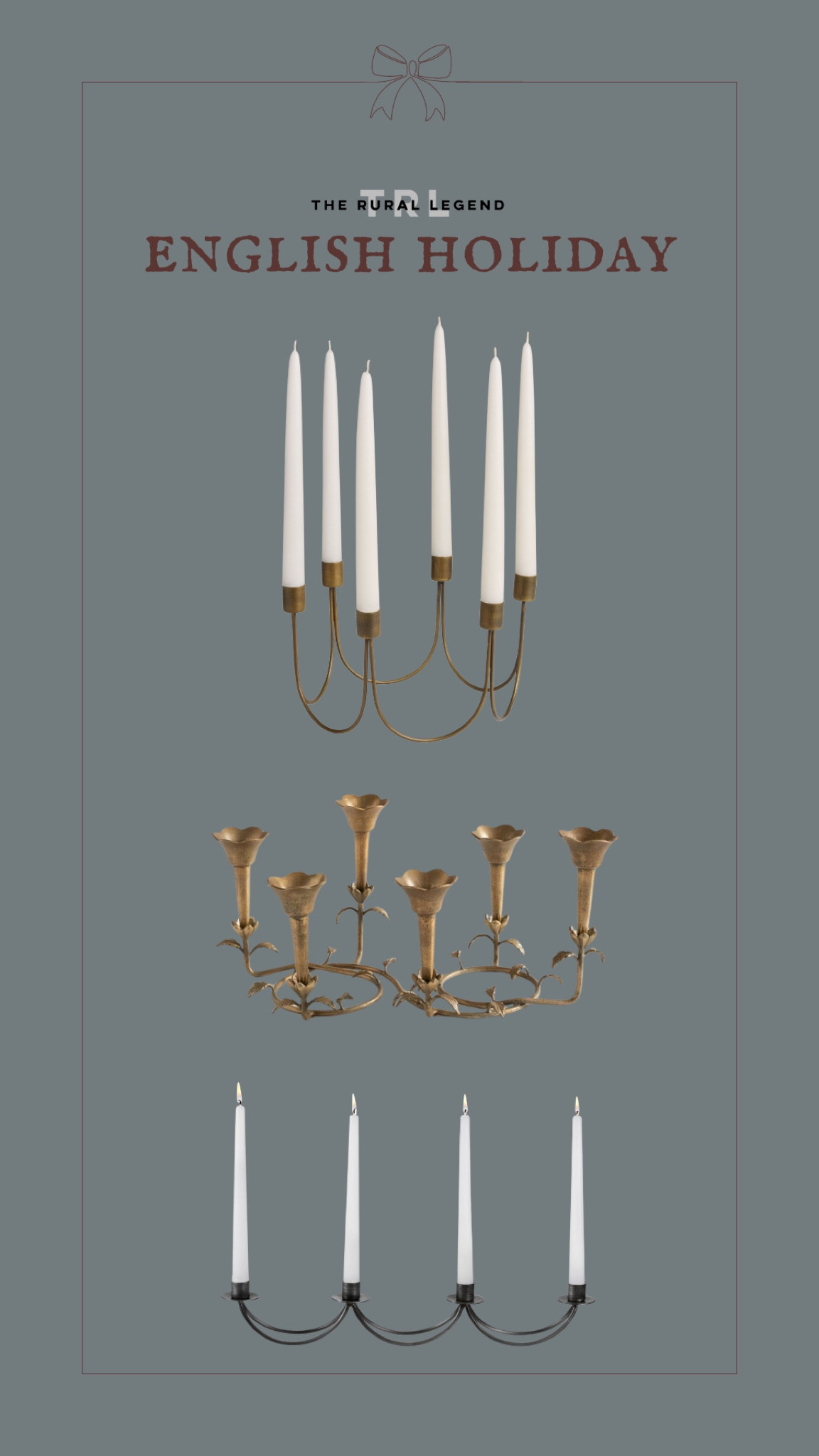 English vintage Victorian candelabras for Christmas 

#LTKHome #LTKFindsUnder50 #LTKSeasonal