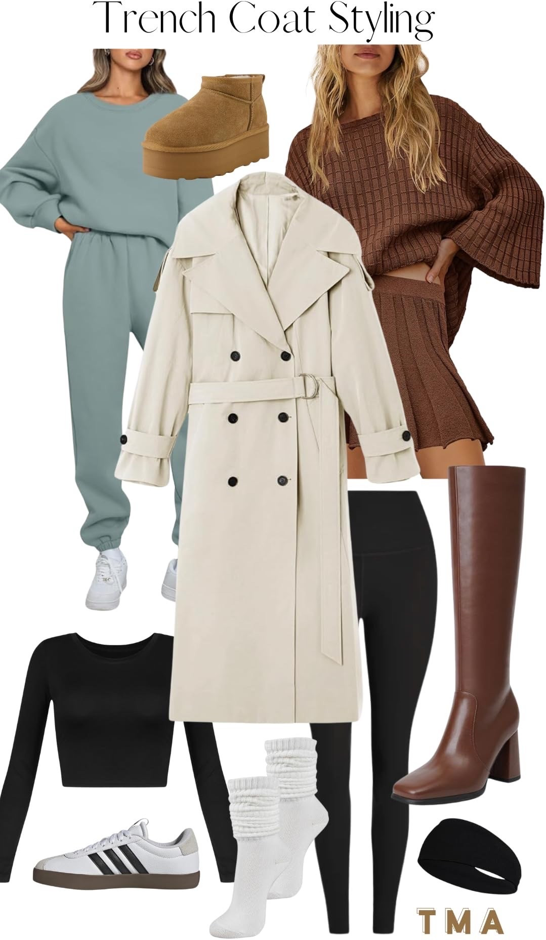 How to style a trench coat! I live a good trench coat for an added layer warmth for fall and winter!

#LTKootd #LTKSaleAlert #LTKSeasonal