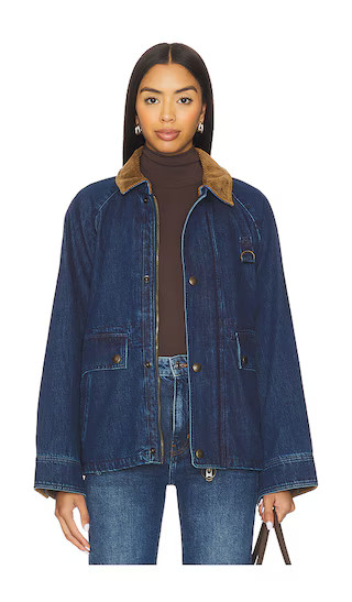 Denim Barn Jacket in Poplar Wash | Revolve Clothing (Global)