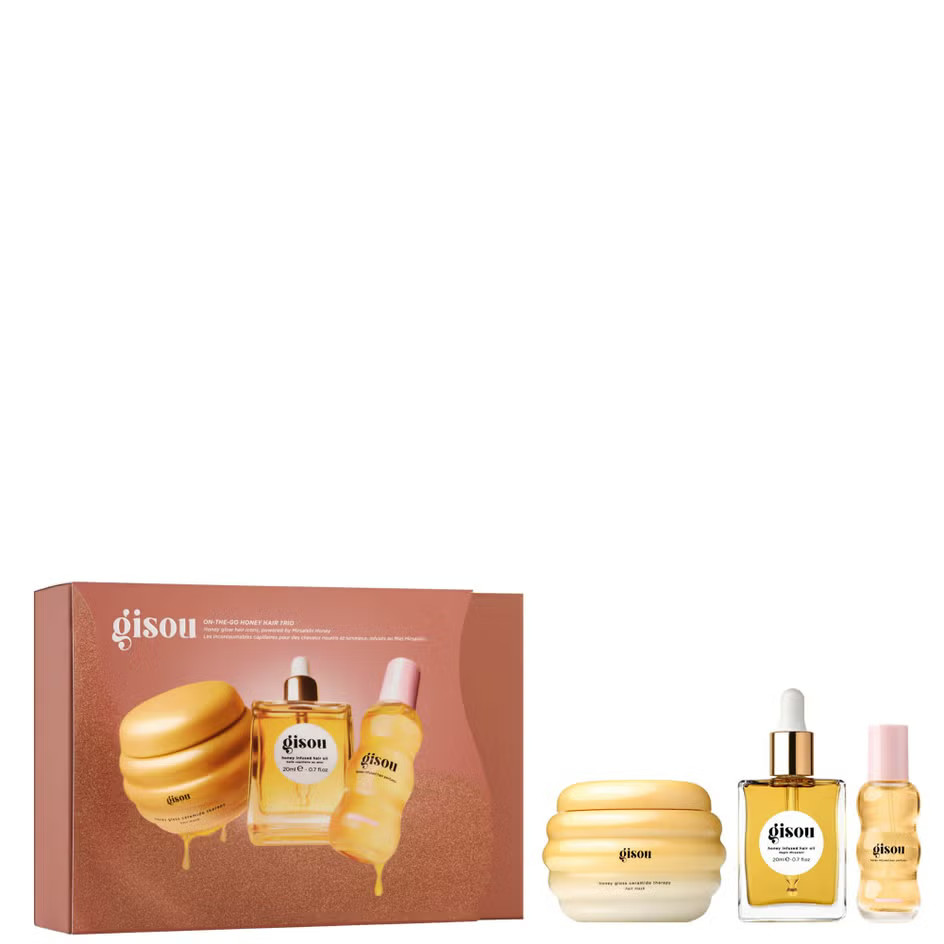 Gisou On-The-Go Honey Hair Trio (Worth £57.00) | Cult Beauty