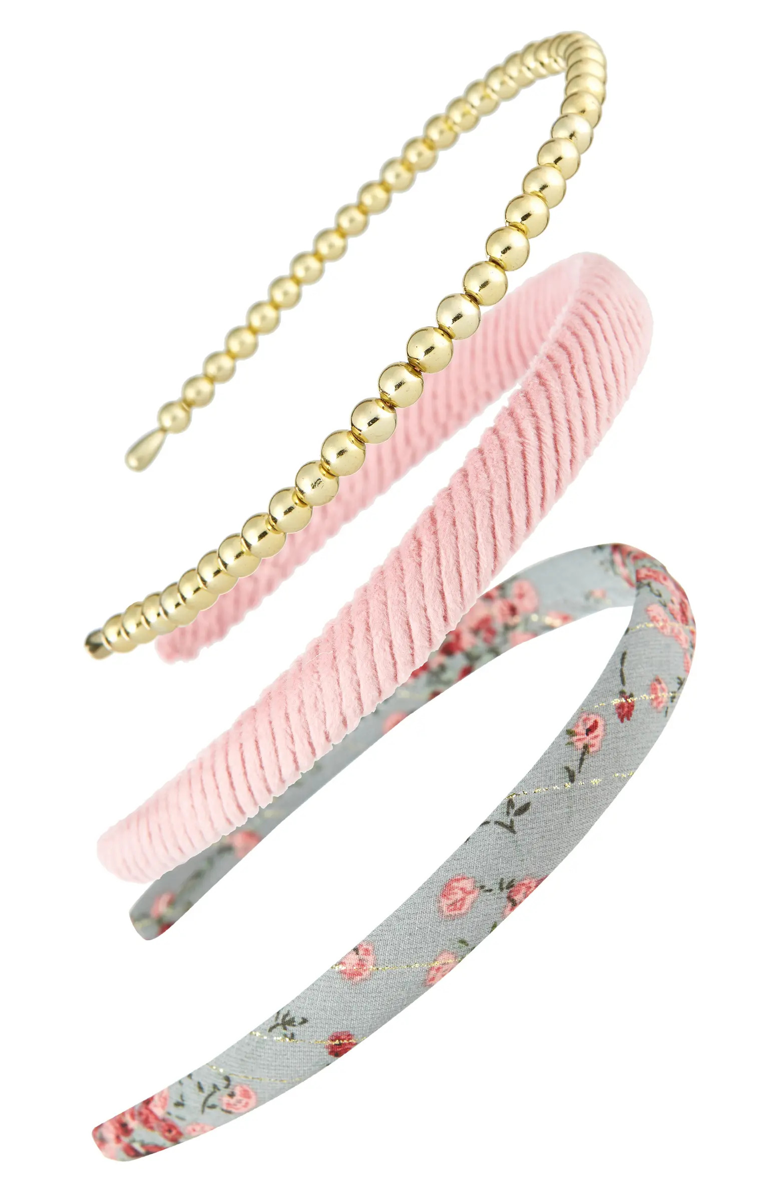 Capelli New York Kids' 3-Pack Headbands | Nordstrom | Nordstrom