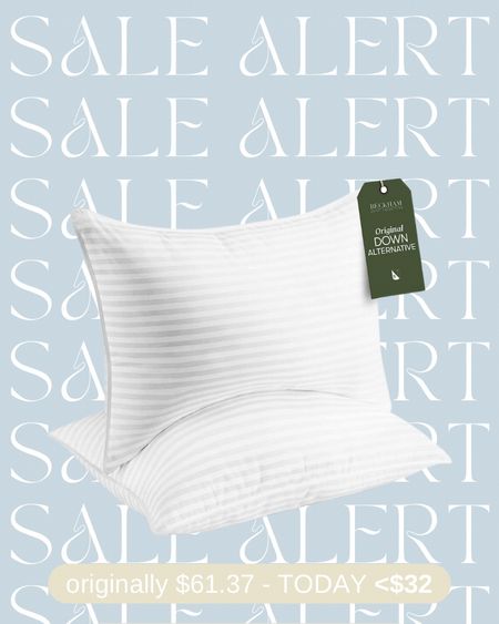 Prime Day Deal: Beckham Hotel Collection Pillows for almost half off TODAY only! Snag them for your guest room or primary ASAP #primeday #amazonprimeday 

#LTKxPrime #LTKfindsunder50 #LTKsalealert