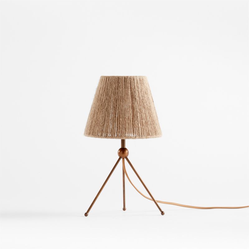 Ellery Tripod Table Lamp by Jake Arnold + Reviews | Crate & Barrel | Crate & Barrel