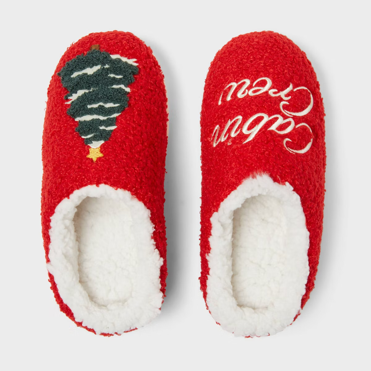 Kids' Cabin Crew Scuff Slippers - Wondershop™ Red 4-5 | Target