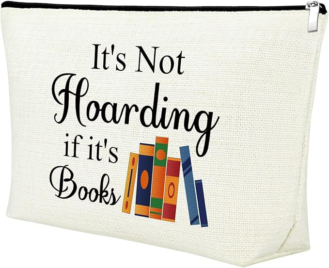 Mxrymvu Book Lover Gifts Book Themed Gifts Makeup Bag Reading Book Club Gift for Women Cosmetic B... | Amazon (US)