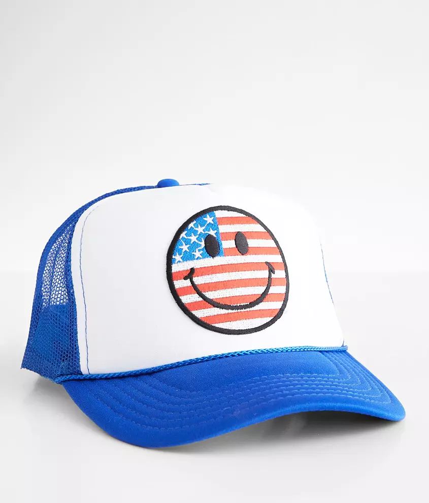 American Smiley Trucker Hat | Buckle