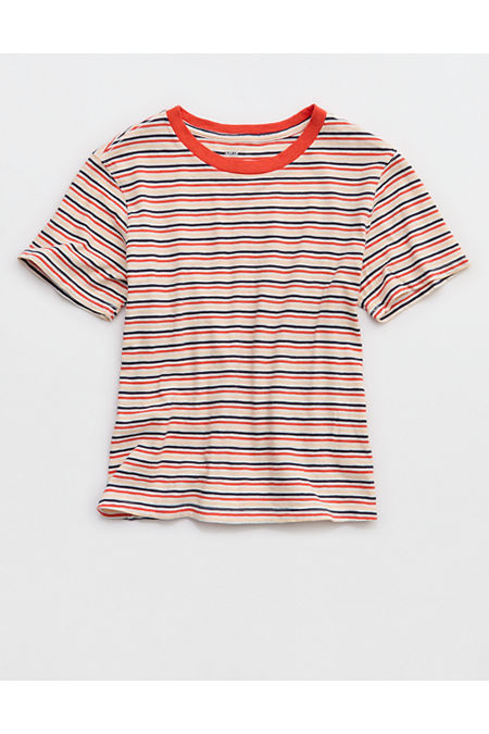 Aerie Vintage T-Shirt Women's Navy XXS | American Eagle Outfitters (US & CA)