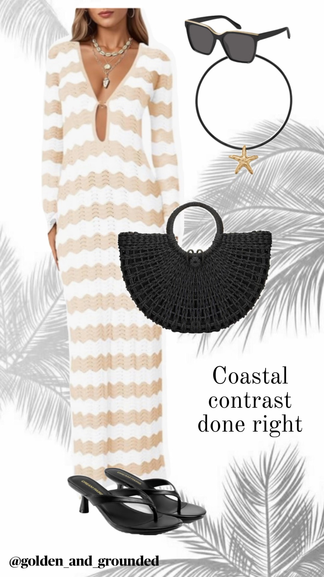 Sandy neutrals + a little black contrast = coastal perfection.

I’m obsessed with how the black accessories pop against this dreamy crochet knit. It’s effortless, coastal, and exactly what I want to wear on every tropical getaway this summer. 🐚🖤

#LTKootd #LTKTravel #LTKSwim