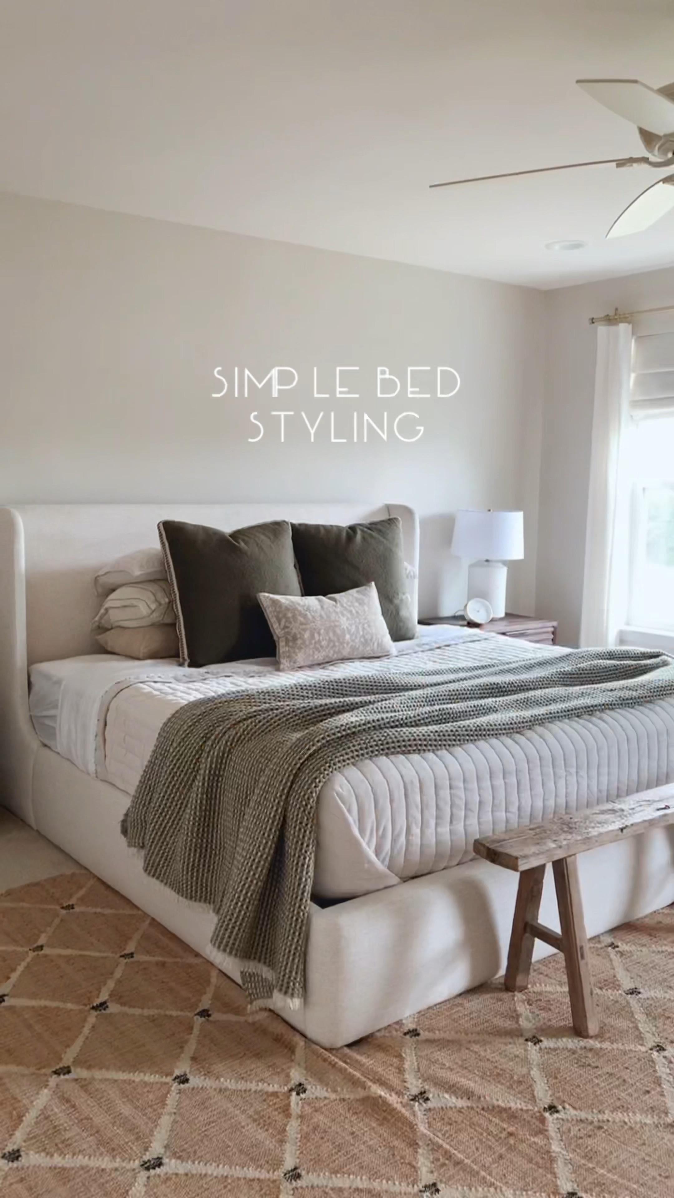 Simple & affordable bed styling 🤎

#LTKhome #LTKSeasonal