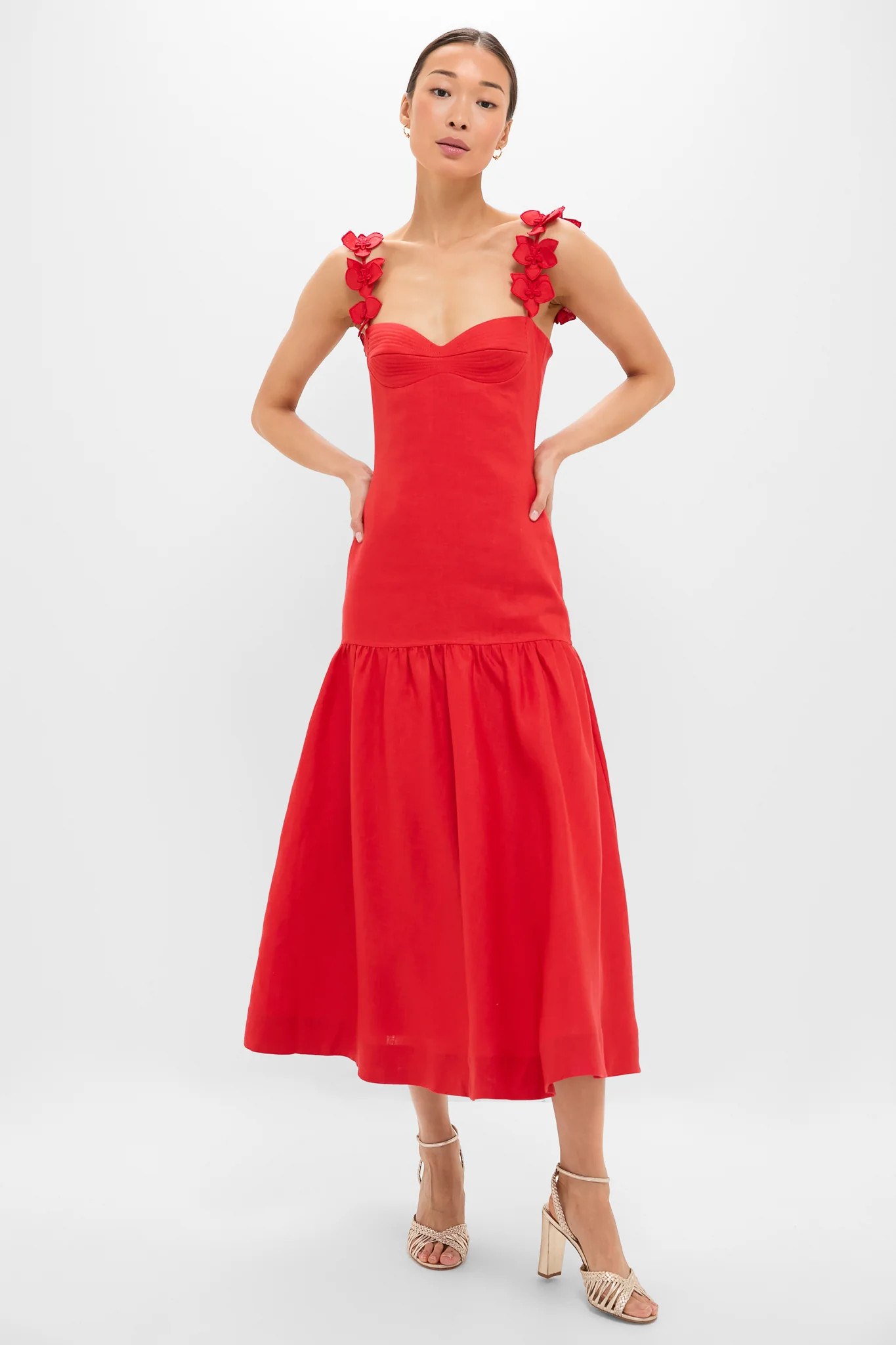 Red Ser Arte Embellished Maxi Dress | Tuckernuck (US)