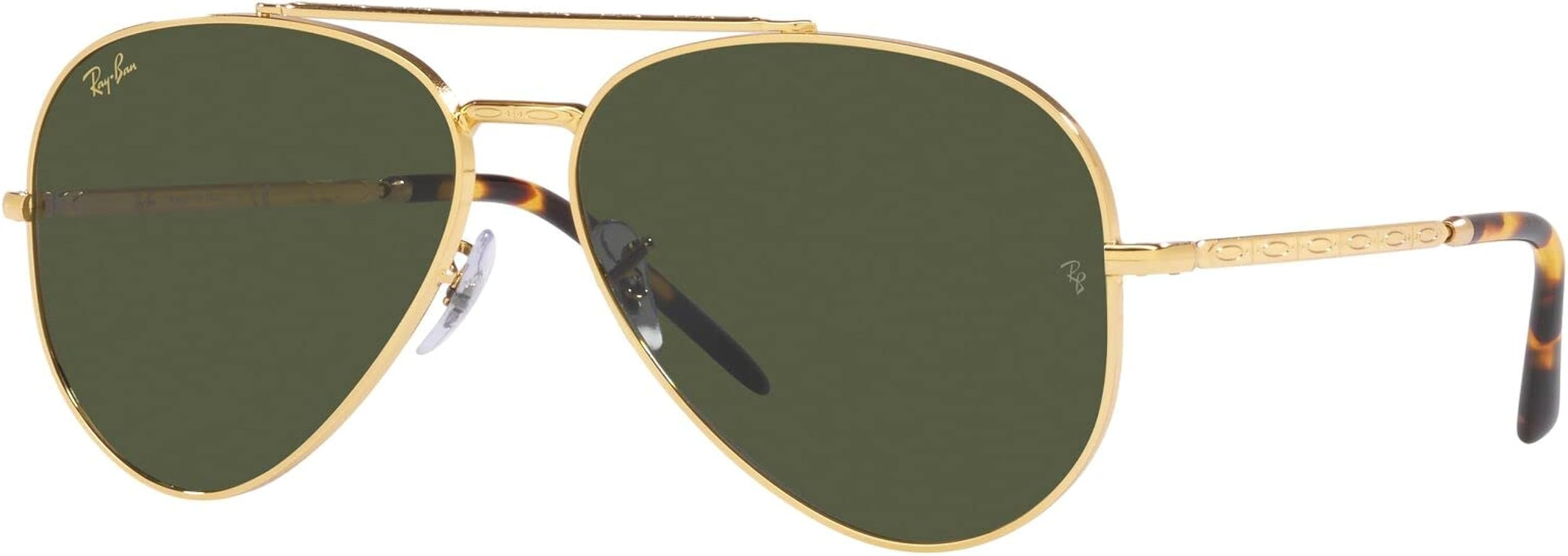 Ray-Ban Unisex Rb3625 New Aviator Aviator Sunglasses | Amazon (US)