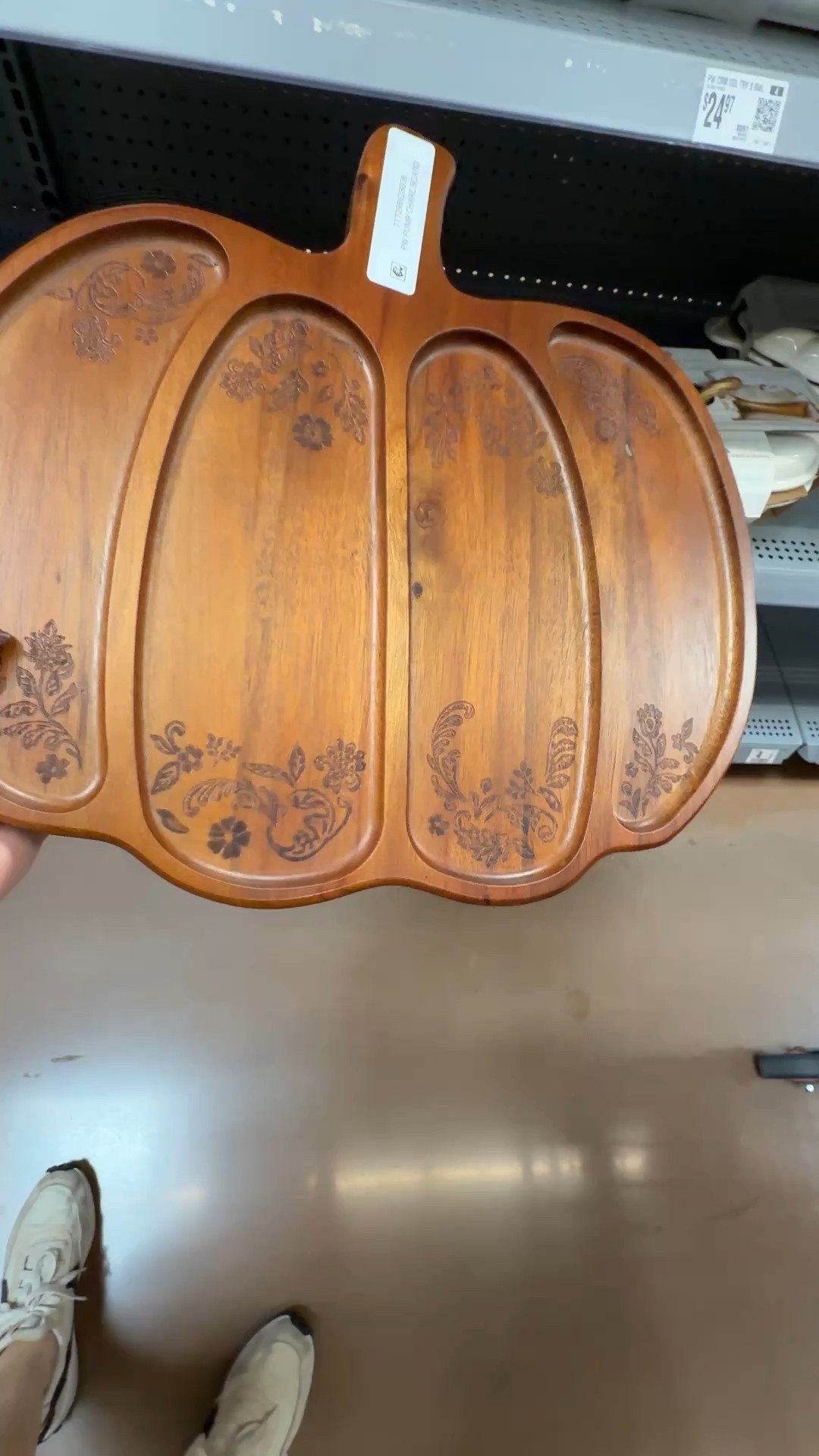 Pumpkin shaped board- perfect for entertaining- charcuterie and snack boards 

#LTKHome #LTKSeasonal #LTKFindsUnder50