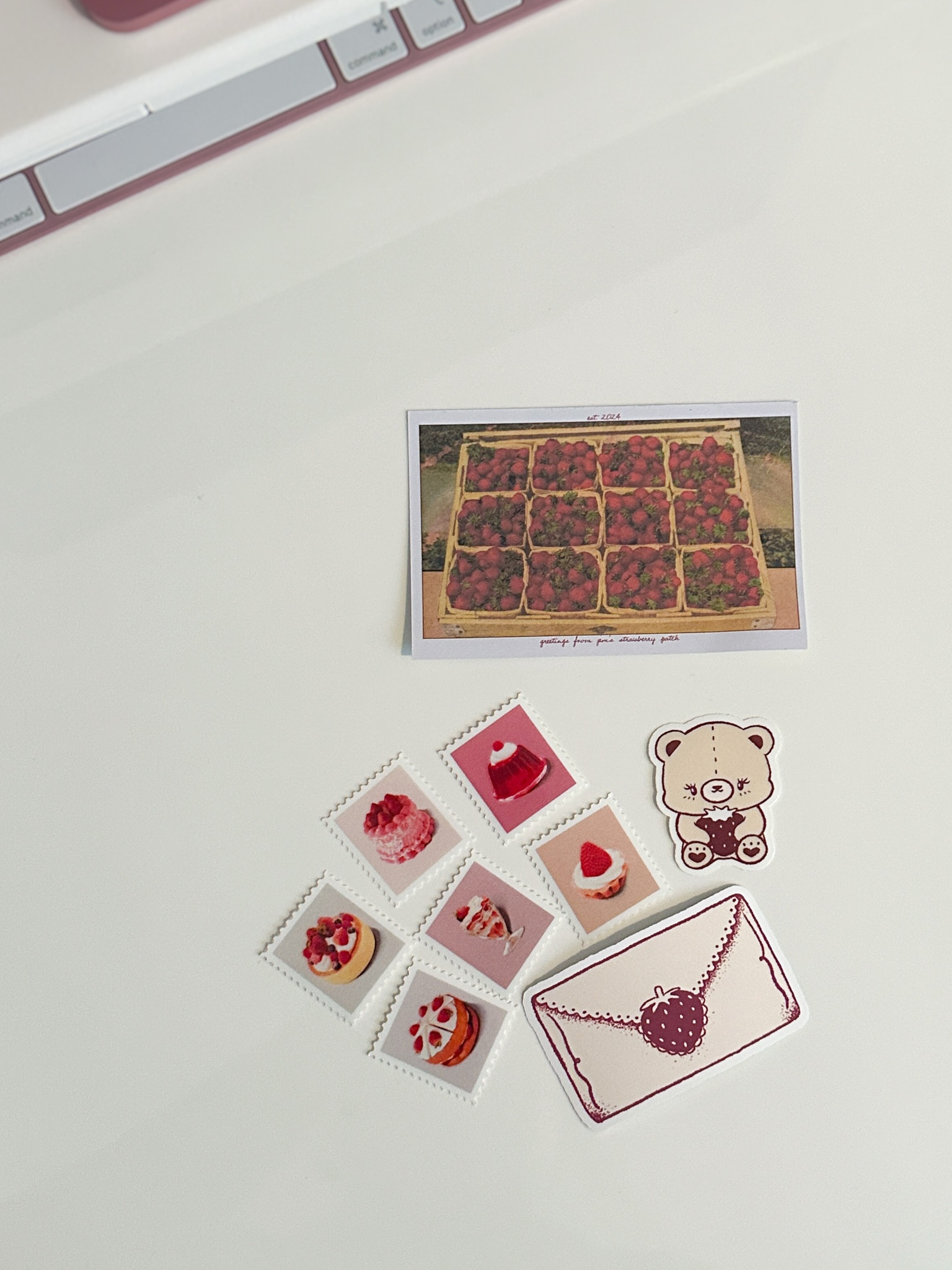 The cutest strawberry stickers! Bought these strawberry art stickers for journaling spreads and to decorate my journal cover. 

Stamp stickers, envelope stickers, crafting, hobbies, bear sticker 



#LTKHome #LTKStyleTip #LTKGiftGuide