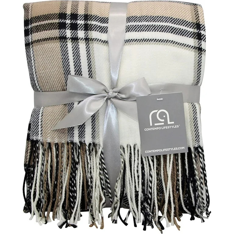 Blankets - Decorative Classic Blanket - Buffalo Plaid Throw Blanket - Comfortable and Ultra-Soft ... | Walmart (US)