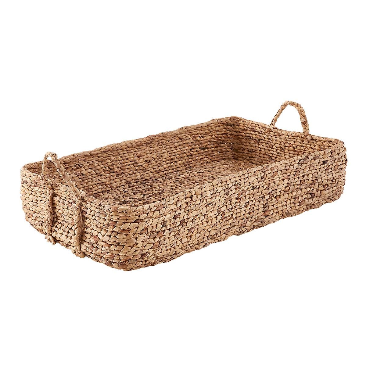 Water Hyacinth Natural Weave Coffee Table/Under Bed Bin | The Container Store