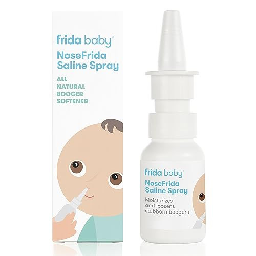 Frida Baby NoseFrida Saline Mist Spray, Baby Saline Nasal Spray Decongestant for Allergy Relief and Congestion Relief to Soften Nasal Passages, 0.68 fl oz | Amazon (US)
